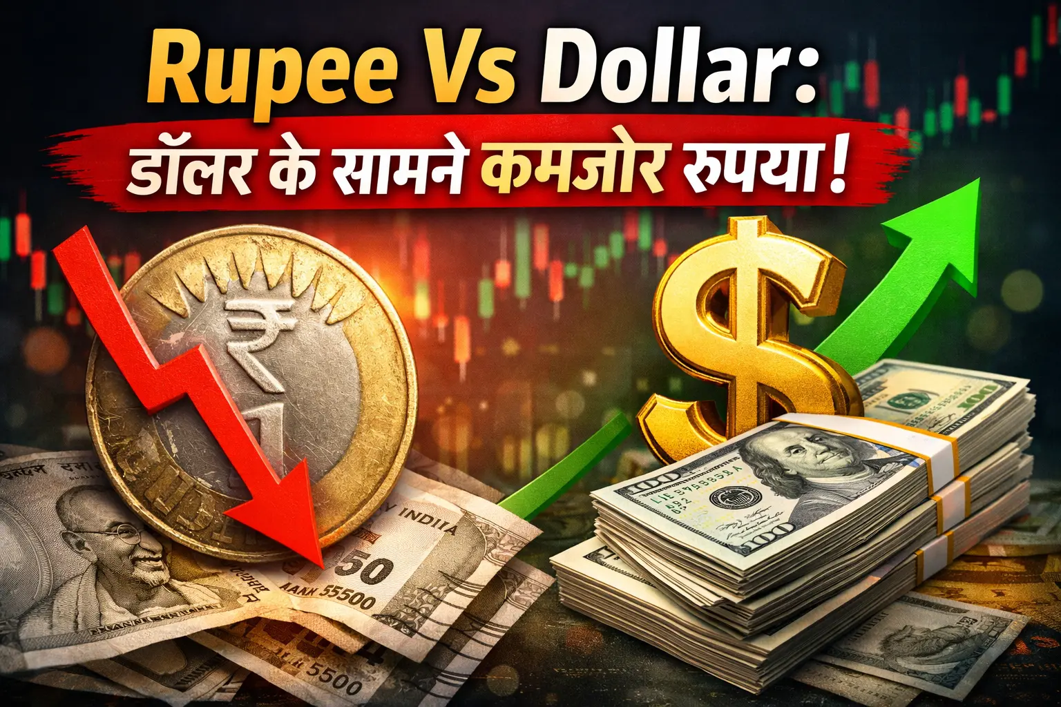 Indian Rupee Under Pressure: Dollar