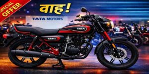 Tata 110cc मोटरसाइकिल: ₹70 हजार से कम में 75kmpl माइलेज, जानिए पूरी डिटेल Tata 110cc मोटरसाइकिल